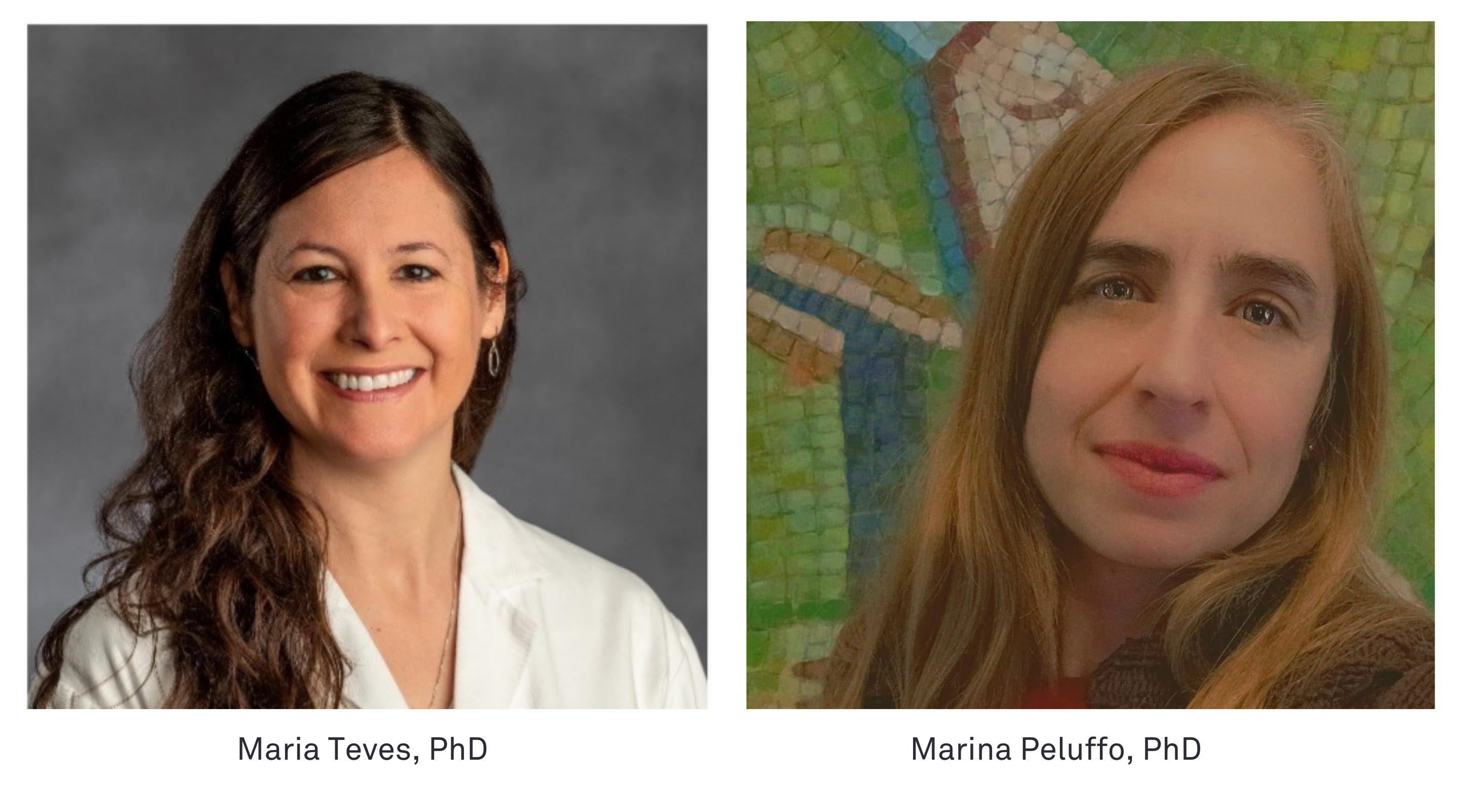 Maria Teves and Marina Peluffo