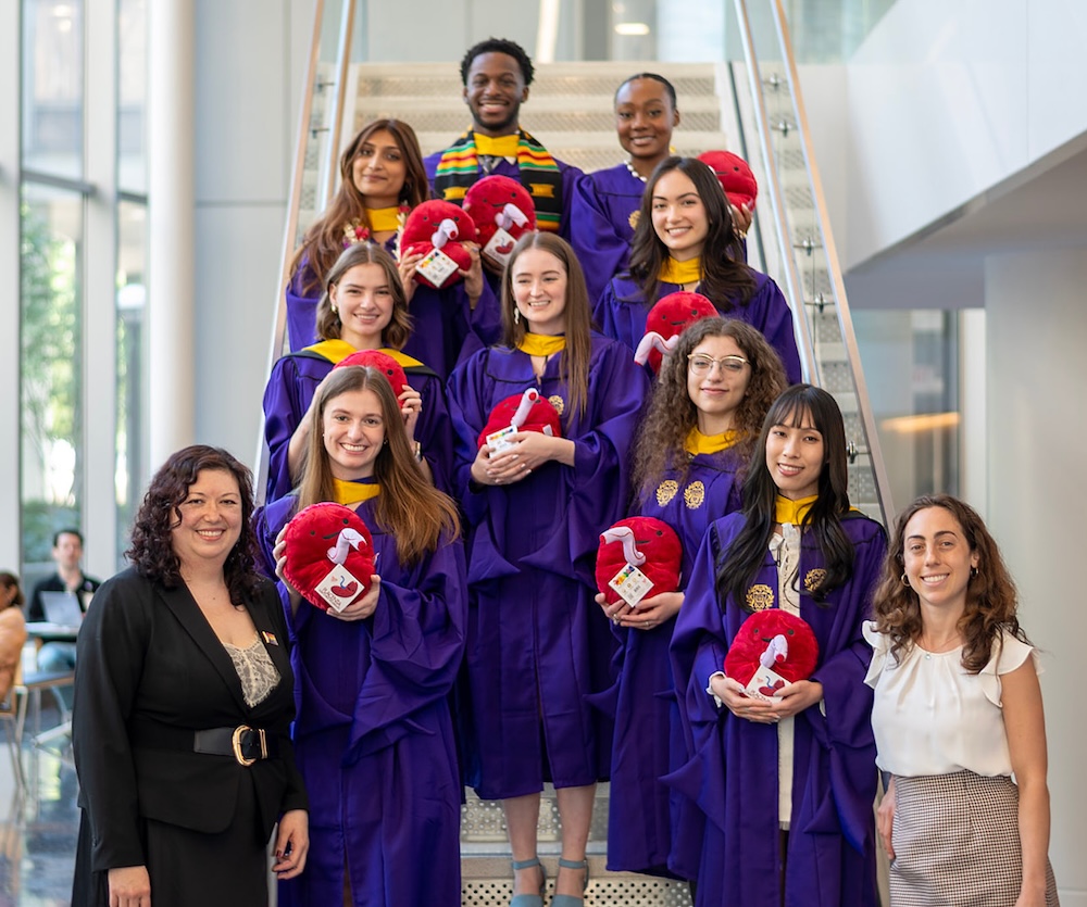 Block and Monahan Lab at graduation