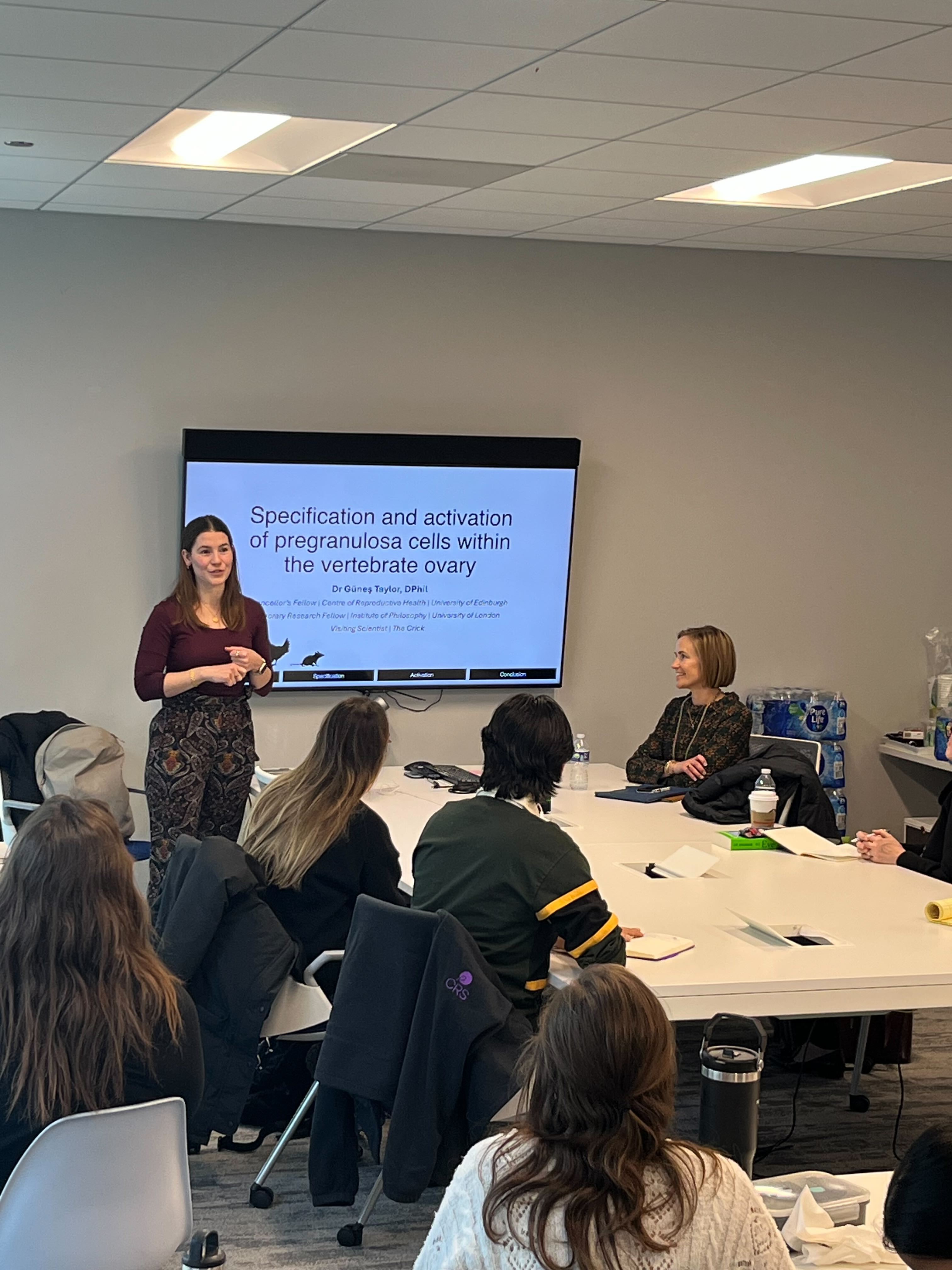 Dr. Gunes Taylor delivers a seminar