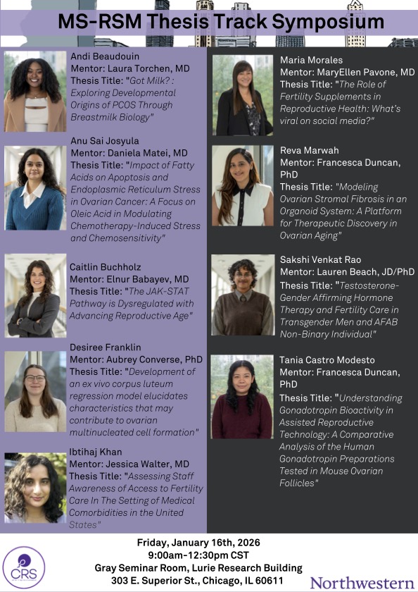 Thesis track symposium poster